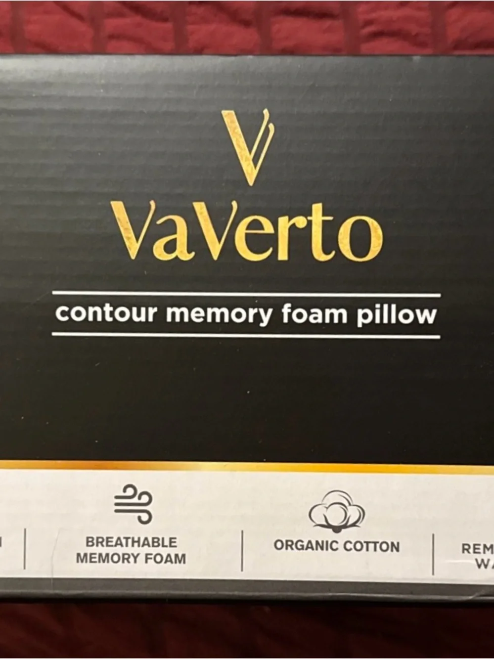 VaVerto Contour Memory Foam Pillow